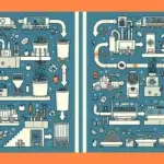 The basics of food waste separation are seen here in an AI generated collage.