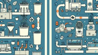 The basics of food waste separation are seen here in an AI generated collage.