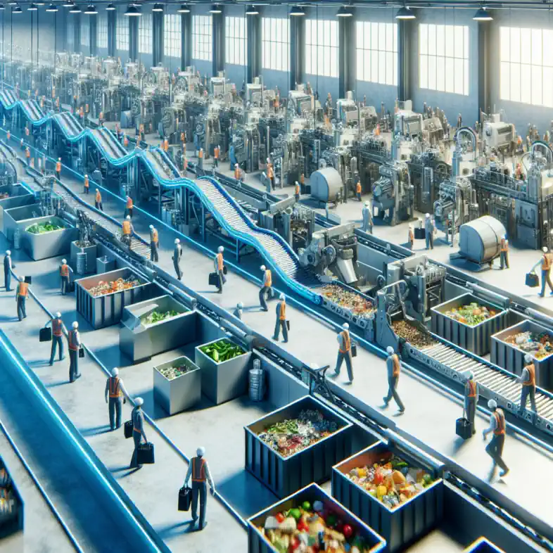 An AI visualisation of future recycling.