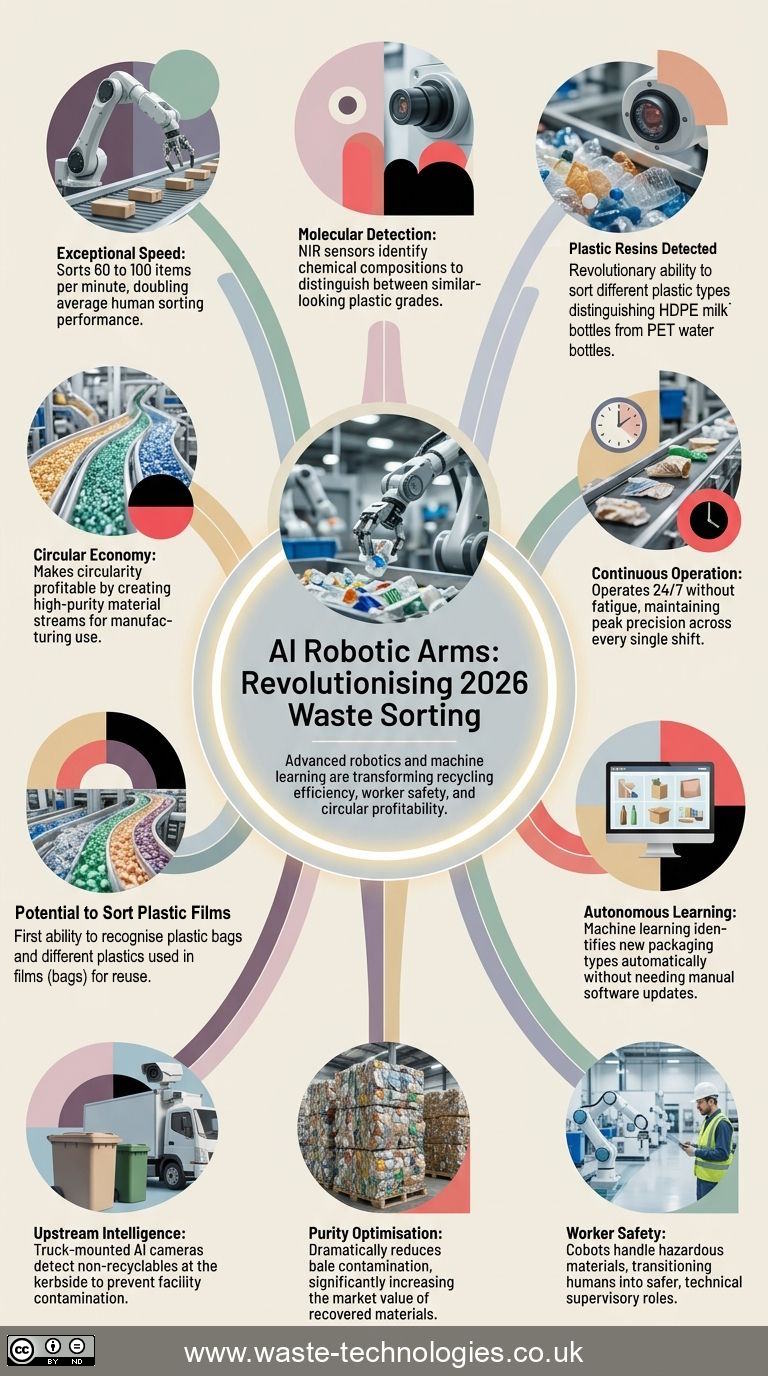 infographic How AI Robotic Arms Are Revolutionising Waste-Sorting in 2026.
